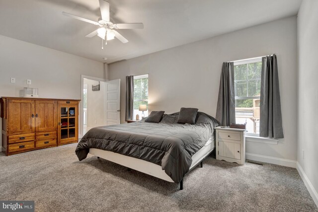 40 Doc Ct, Felton, DE 19943 - carpeted bedroom featuring baseboards and a ceiling fan