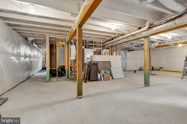 40 Doc Ct, Felton, DE 19943 - view of unfinished basement