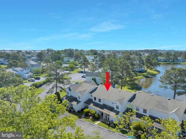 38072 Mockingbird Ln Unit 59, Selbyville, DE 19975 - aerial view of residential area featuring a large body of water