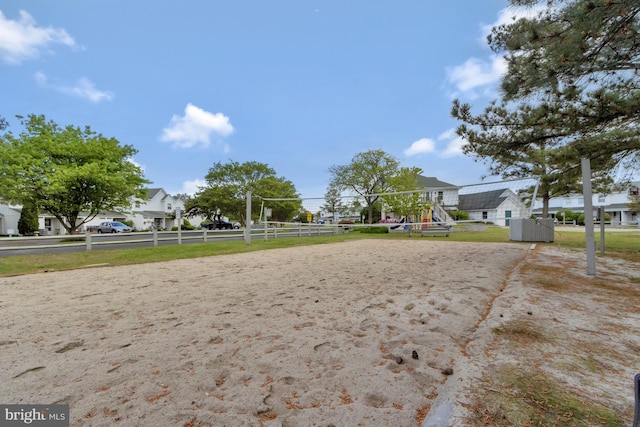 38072 Mockingbird Ln Unit 59, Selbyville, DE 19975 - view of home's community featuring volleyball court and a residential view