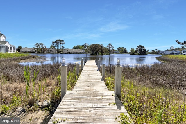 38072 Mockingbird Ln Unit 59, Selbyville, DE 19975 - dock with a water view