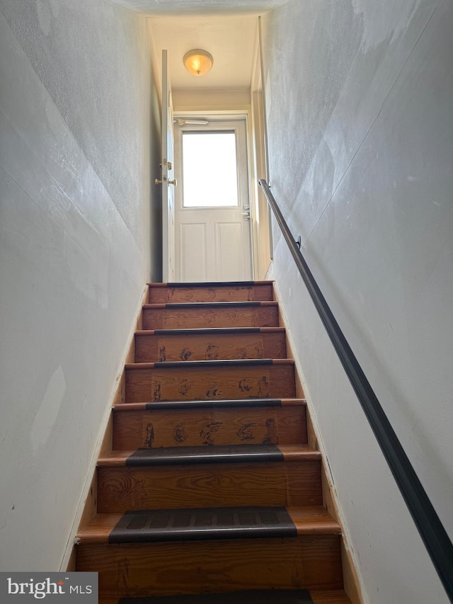 view of staircase