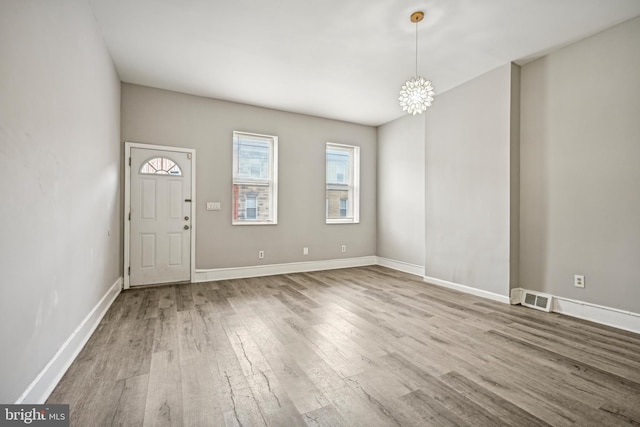 1534 S 19th St, Philadelphia, PA 19146 - foyer with wood finished floors and baseboards