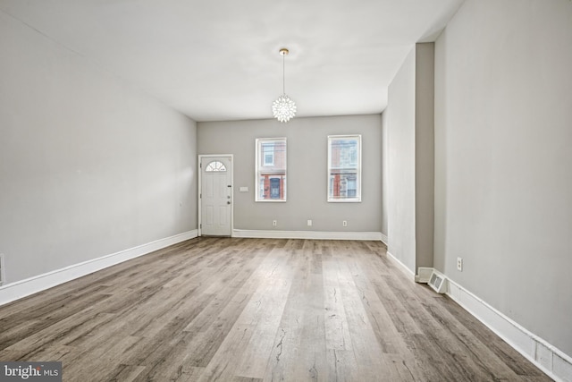 1534 S 19th St, Philadelphia, PA 19146 - unfurnished dining area featuring wood finished floors and baseboards