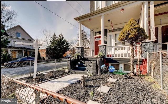 3824 Fairview Ave, Baltimore, MD 21216 - view of side of home featuring covered porch