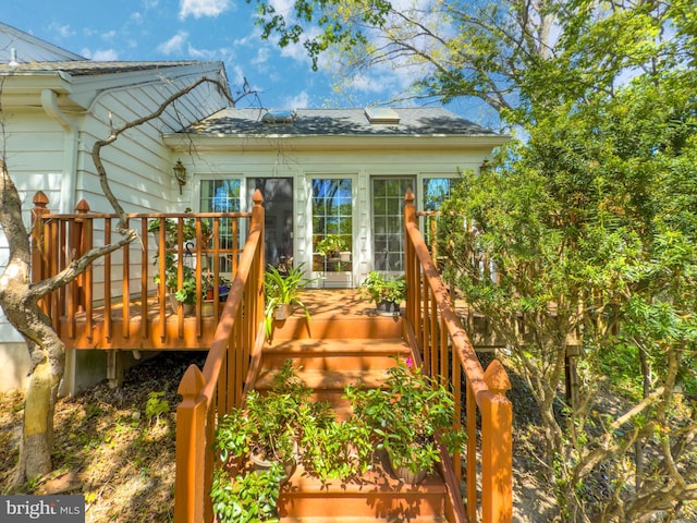 71 Harlingen Rd, Belle Mead, NJ 08502 - view of wooden deck