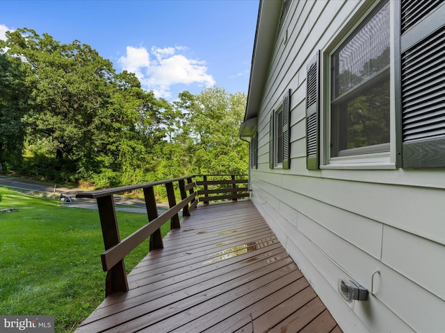 5306 Stone Rd, Frederick, MD 21703 - wooden terrace featuring a yard