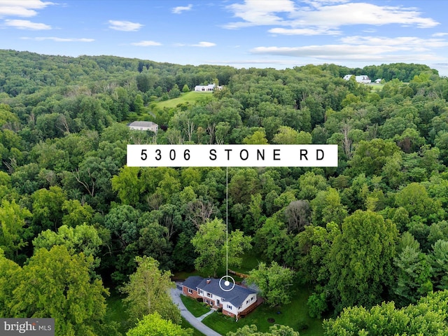 5306 Stone Rd, Frederick, MD 21703 - bird's eye view of a forest