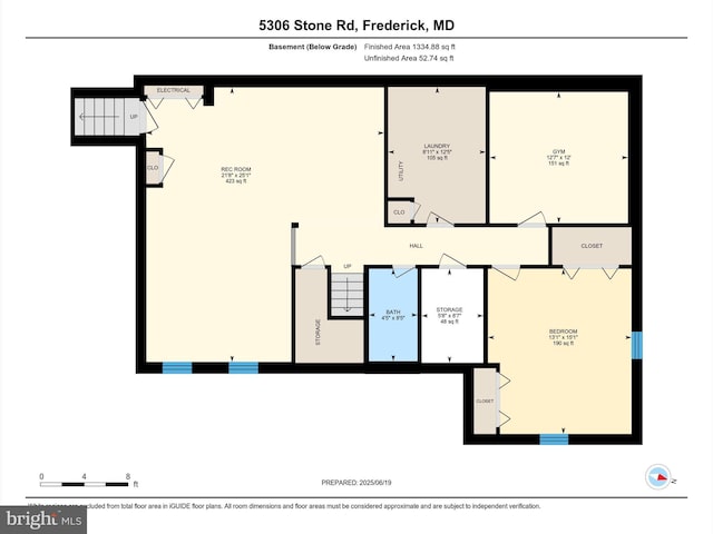 5306 Stone Rd, Frederick, MD 21703 - view of room layout