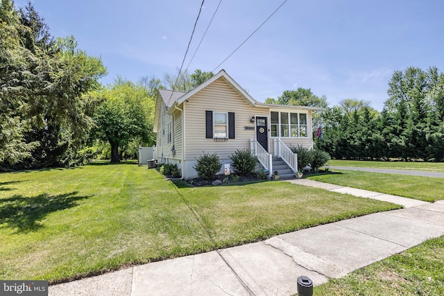 417 Princeton Ave, Cherry Hill, NJ 08002 - view of front of house featuring a front yard
