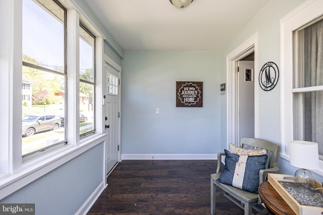 417 Princeton Ave, Cherry Hill, NJ 08002 - corridor with dark wood-style flooring and baseboards