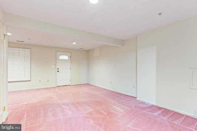 19208 Cross Ridge Dr, Germantown, MD 20874 - unfurnished room featuring light carpet, baseboards, and recessed lighting
