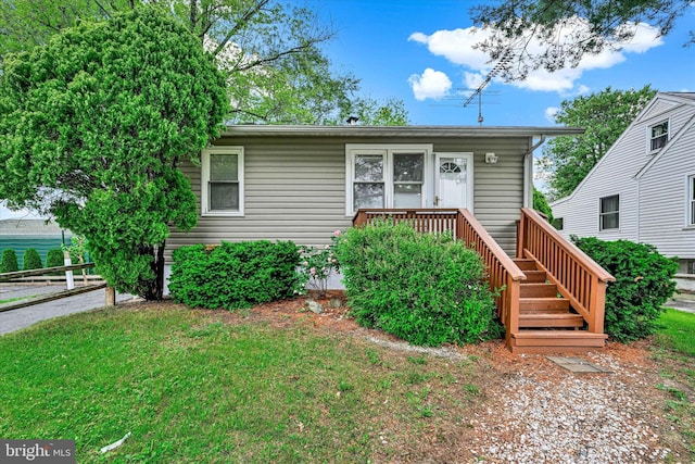 1719 Pin Oak Ave, Baltimore, MD 21222 - view of front of property featuring a front lawn and stairs