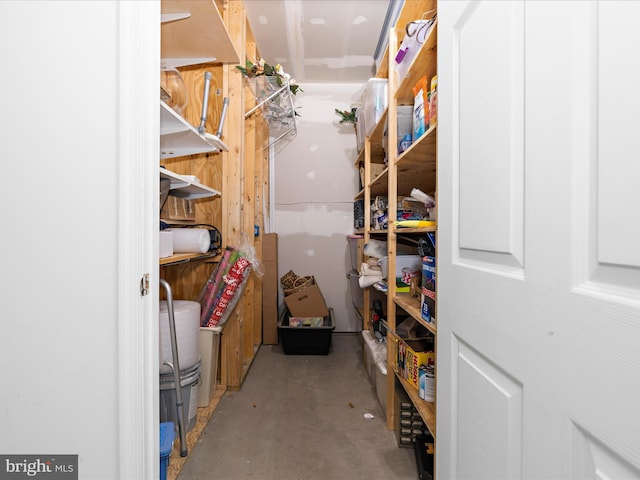 view of storage