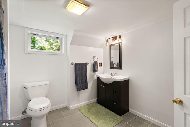 11080 Burwell Rd, Nokesville, VA 20181 - bathroom with toilet, vanity, baseboards, and tile patterned flooring