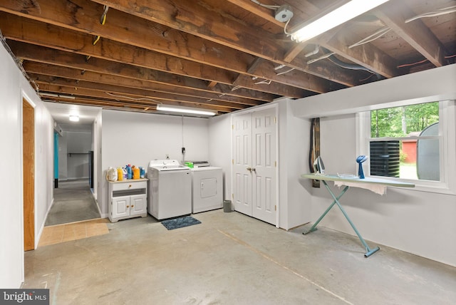 11080 Burwell Rd, Nokesville, VA 20181 - below grade area with separate washer and dryer