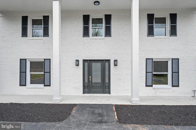 9828 Watts Branch Dr, Rockville, MD 20850 - entrance to property with brick siding