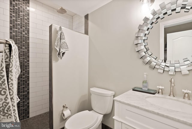 13859 Barrymore Ct, Gainesville, VA 20155 - bathroom featuring a walk in shower, toilet, and vanity