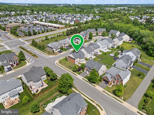 13859 Barrymore Ct, Gainesville, VA 20155 - aerial overview of property's location featuring nearby suburban area