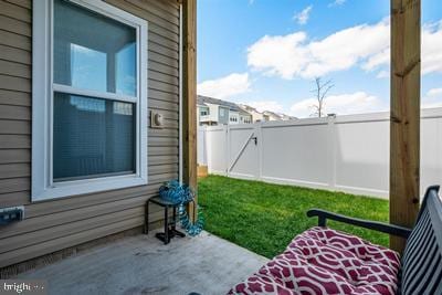 2038 Twisted Oak Pl, Hanover, MD 21076 - view of yard with a patio area, fence, and a gate