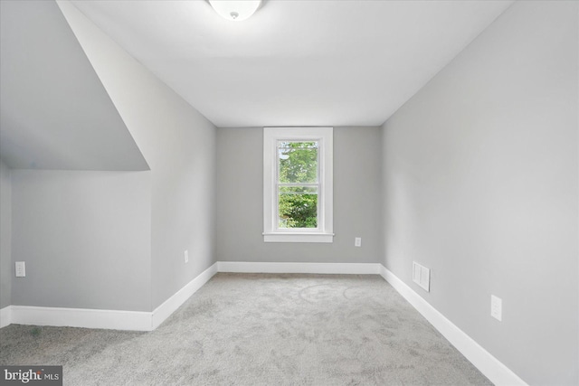 4911 Fox St, College Park, MD 20740 - additional living space featuring carpet, baseboards, and visible vents