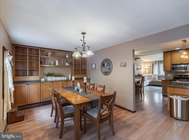 730 Cheryl Dr, Warminster, PA 18974 - dining area featuring light wood-style flooring and baseboards