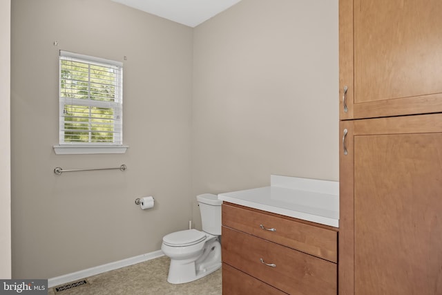 33 Marsha Dr, Delran, NJ 08075 - bathroom featuring toilet, baseboards, and vanity