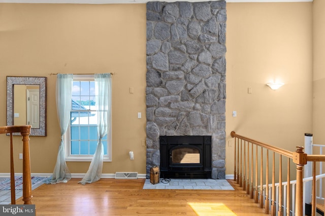 21 Heisler Ave, Charlestown, MD 21914 - unfurnished living room featuring wood finished floors and baseboards