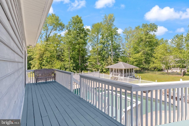 21 Heisler Ave, Charlestown, MD 21914 - wooden deck featuring view of scattered trees