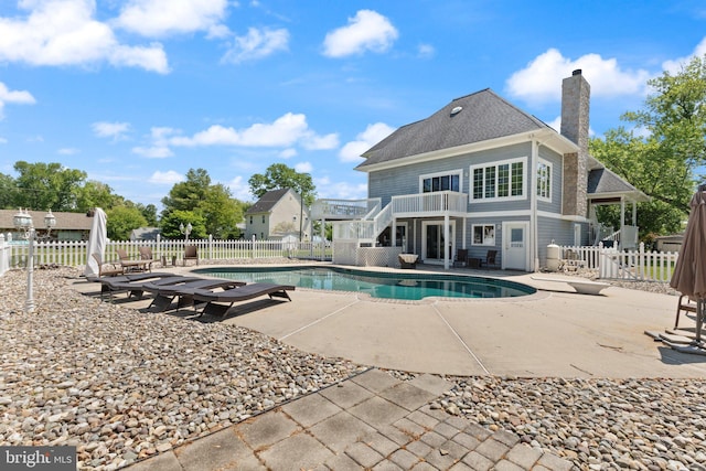 21 Heisler Ave, Charlestown, MD 21914 - view of pool with a fenced backyard and a patio