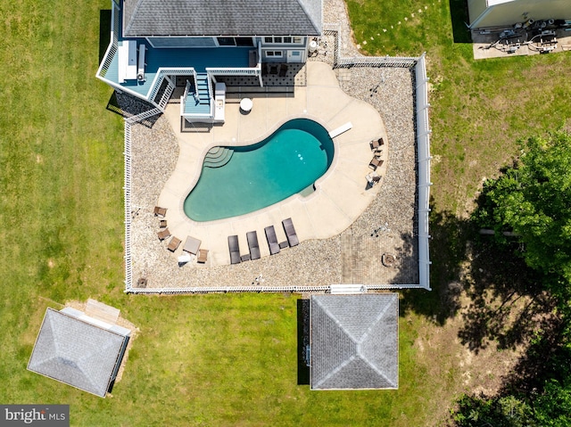 21 Heisler Ave, Charlestown, MD 21914 - view from above of property featuring a pool area