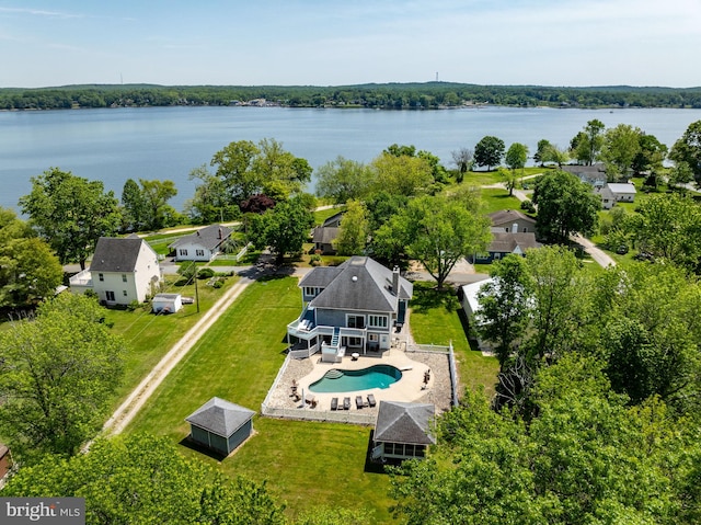 21 Heisler Ave, Charlestown, MD 21914 - aerial view of a pool and a nearby body of water
