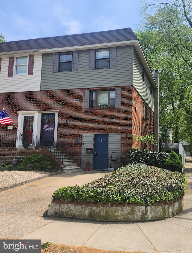 102 Suburban Ter, Stratford, NJ 08084 - view of front facade with brick siding