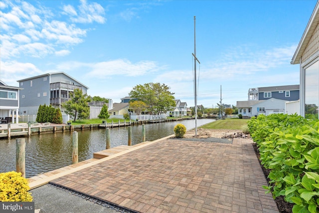 113 Henlopen Dr, South Bethany, DE 19930 - dock area with a residential view and a water view
