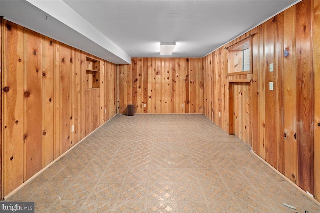 8815 Beauchamp Dr, Alexandria, VA 22309 - finished basement featuring wood walls