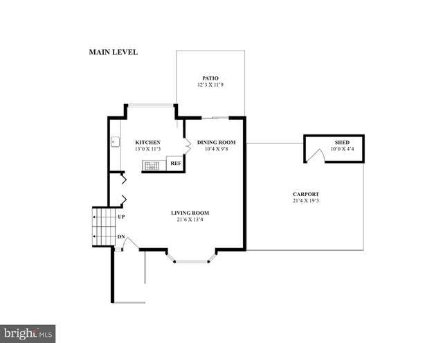 8815 Beauchamp Dr, Alexandria, VA 22309 - property floor plan