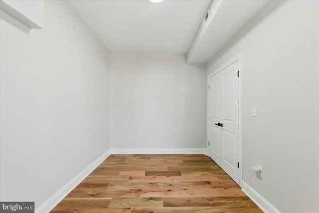 2424 W Lanvale St, Baltimore, MD 21216 - unfurnished room featuring light wood finished floors and baseboards