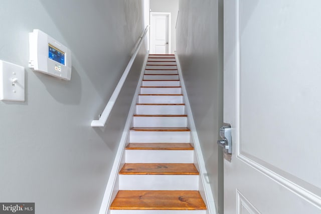 view of stairs