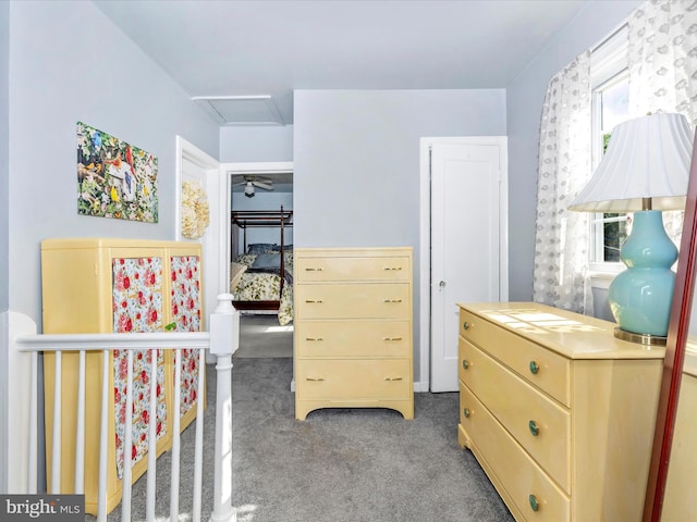 1606 N Market St, Frederick, MD 21701 - bedroom with carpet and attic access