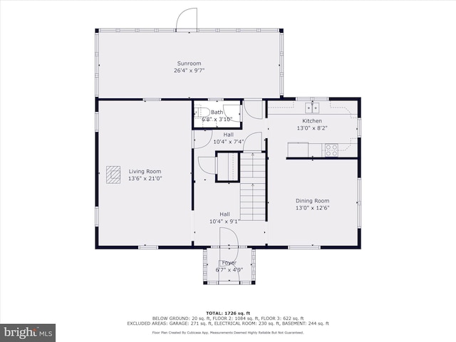 1606 N Market St, Frederick, MD 21701 - home floor plan