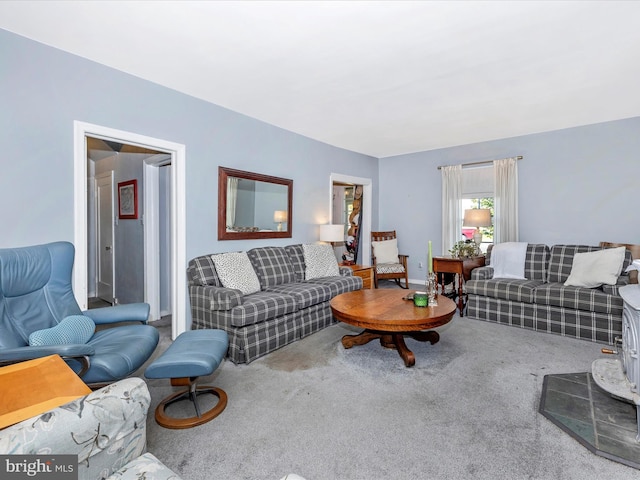 1606 N Market St, Frederick, MD 21701 - living area featuring carpet