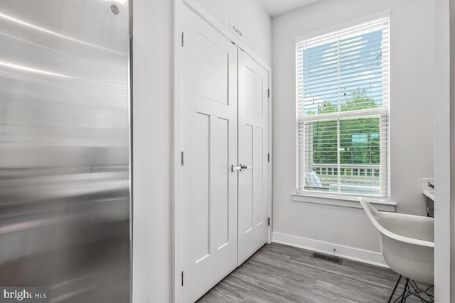 14540 Grace Kellen Ave, Brandywine, MD 20613 - office with baseboards, wood finished floors, and plenty of natural light