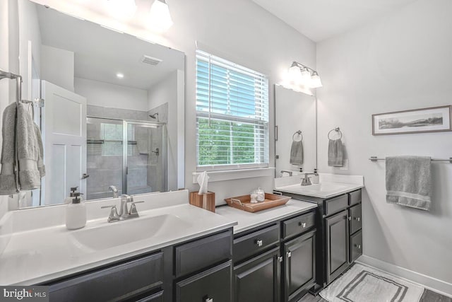 14540 Grace Kellen Ave, Brandywine, MD 20613 - bathroom with a shower stall and vanity