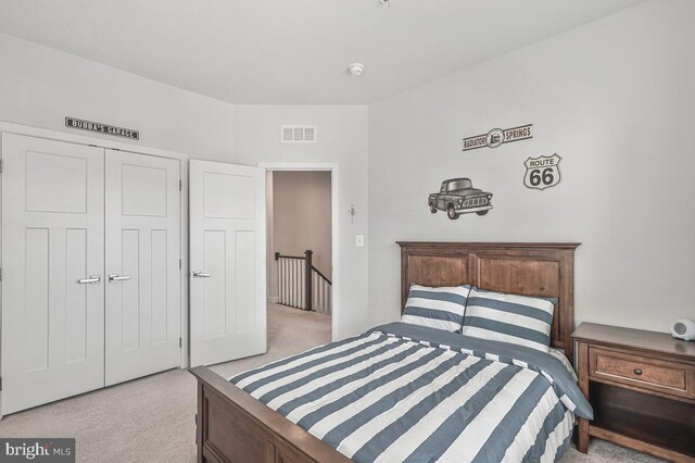14540 Grace Kellen Ave, Brandywine, MD 20613 - bedroom with light carpet and a closet