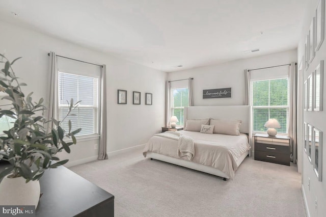 14540 Grace Kellen Ave, Brandywine, MD 20613 - bedroom with multiple windows, light colored carpet, and baseboards