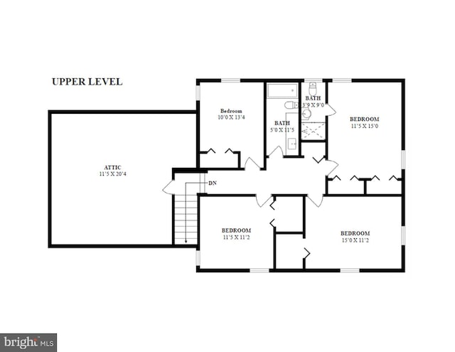 8513 Bound Brook Ln, Alexandria, VA 22309 - floor plan / room layout