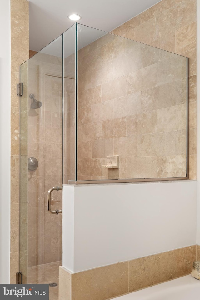 1418 N Rhodes St Unit B401, Arlington, VA 22209 - bathroom with a stall shower