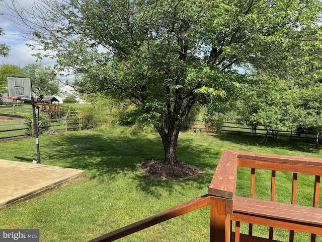 view of yard