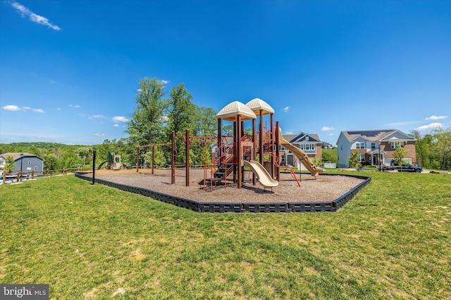 5609 Zoe Ln, Frederick, MD 21704 - community jungle gym featuring a yard