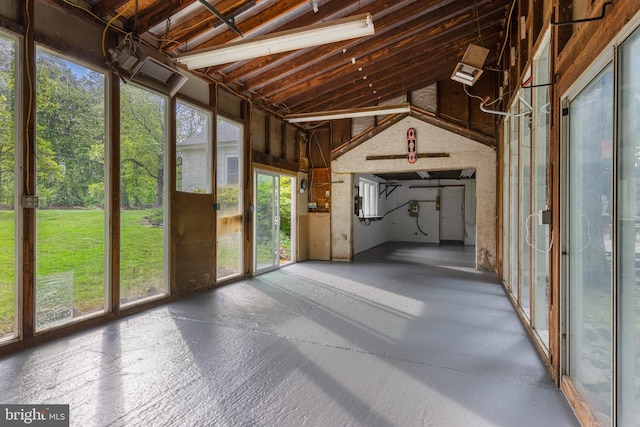 1420 Little Conestoga Rd, Glenmoore, PA 19343 - unfurnished sunroom featuring lofted ceiling